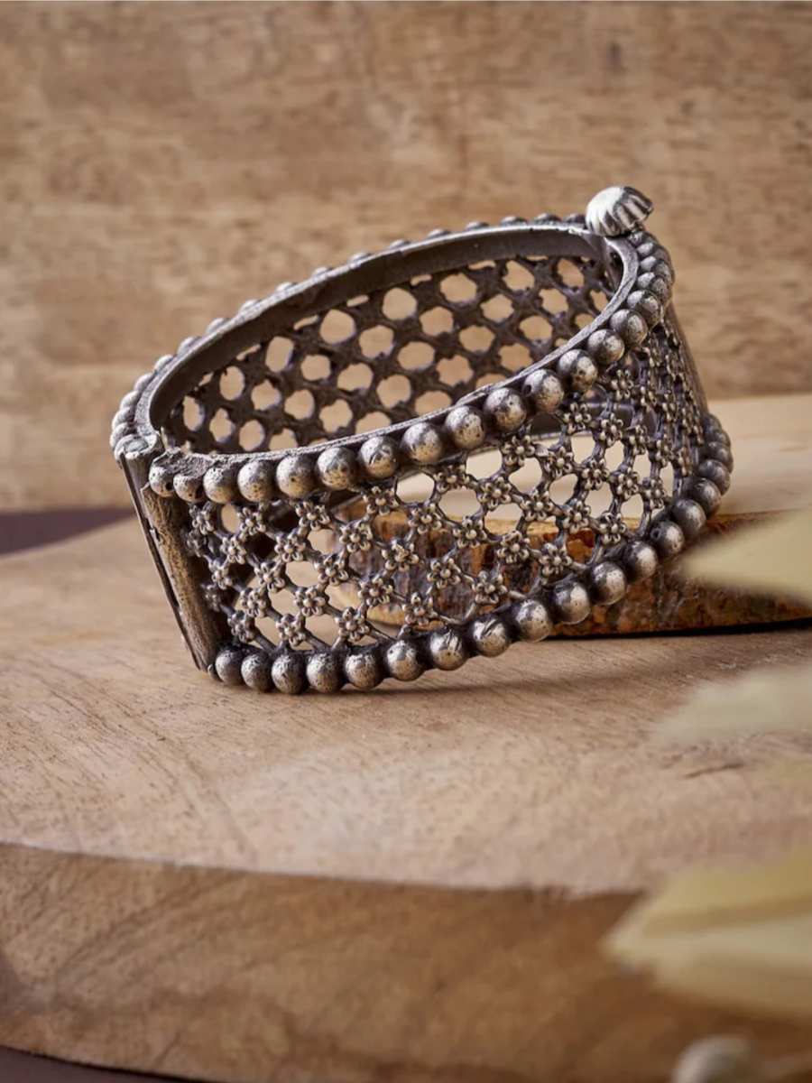 Oxidised Bangles - Buy Stylish Oxidised Silver Bangles Online in