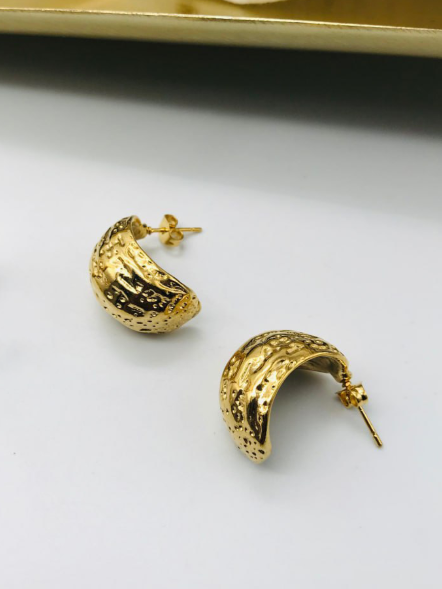 Gold Plated Crystal Snake Stud Earrings | Claire's US