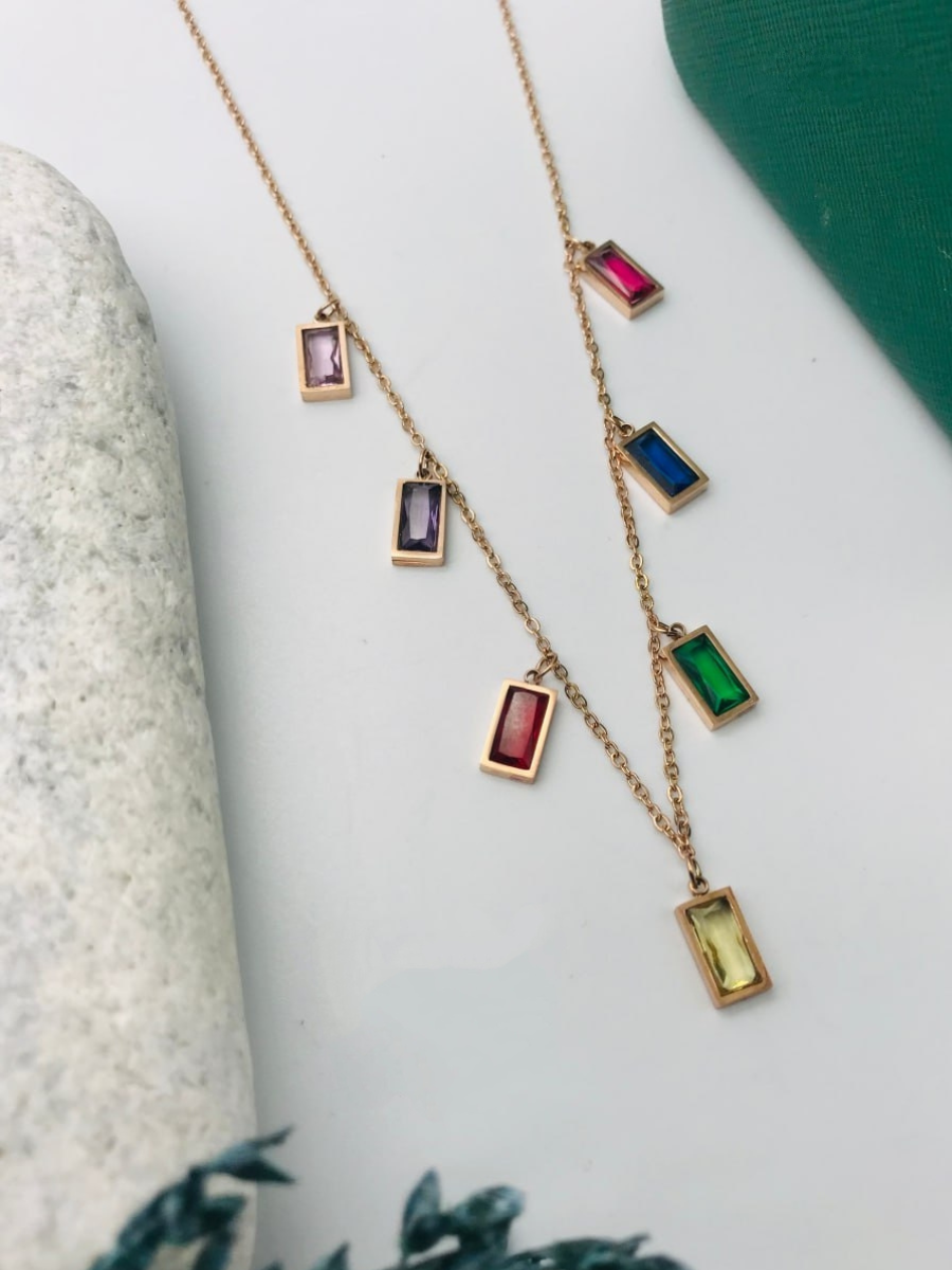 Gold Paperclip Chain Necklace, Dainty Rectangle Link India | Ubuy